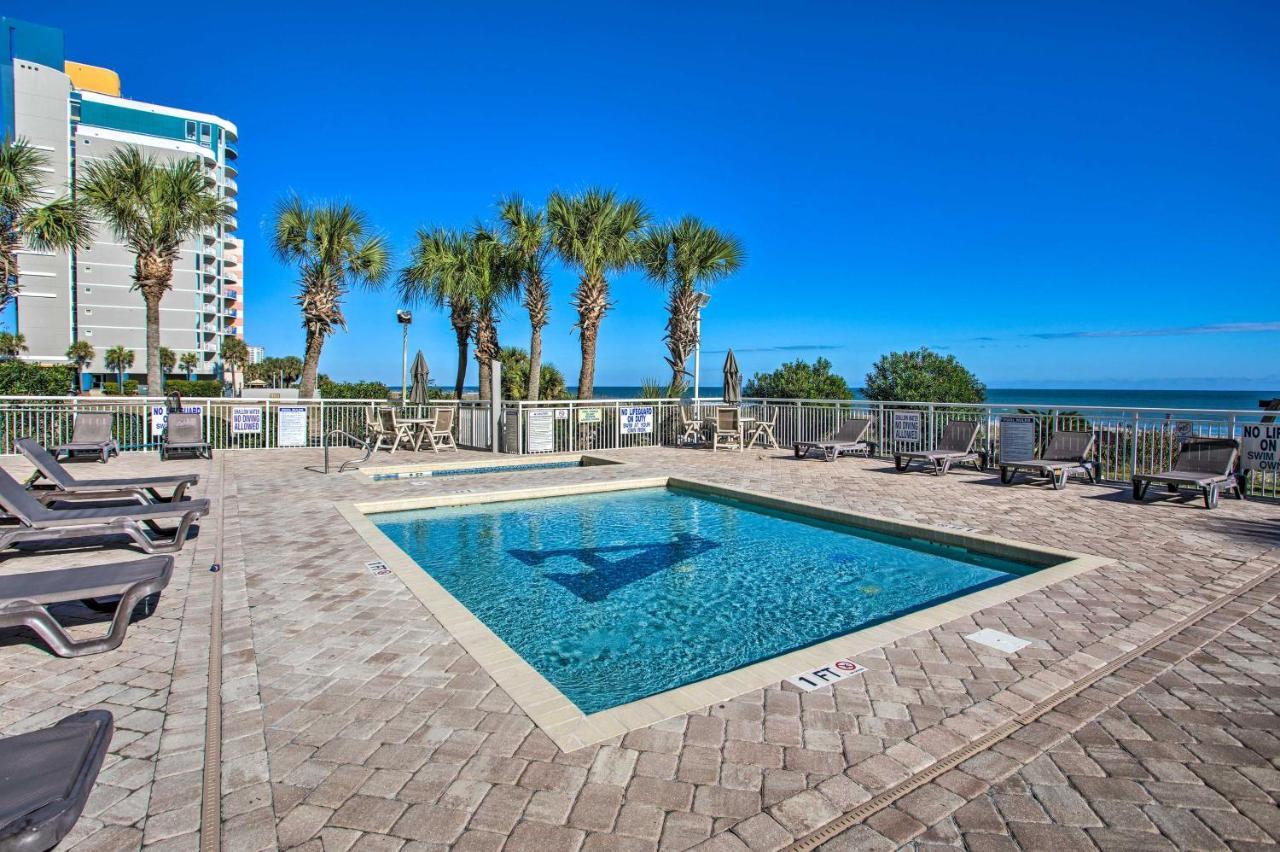 Oceanfront Condo With Huge Balcony Walk To Skywheel Myrtle Beach Esterno foto