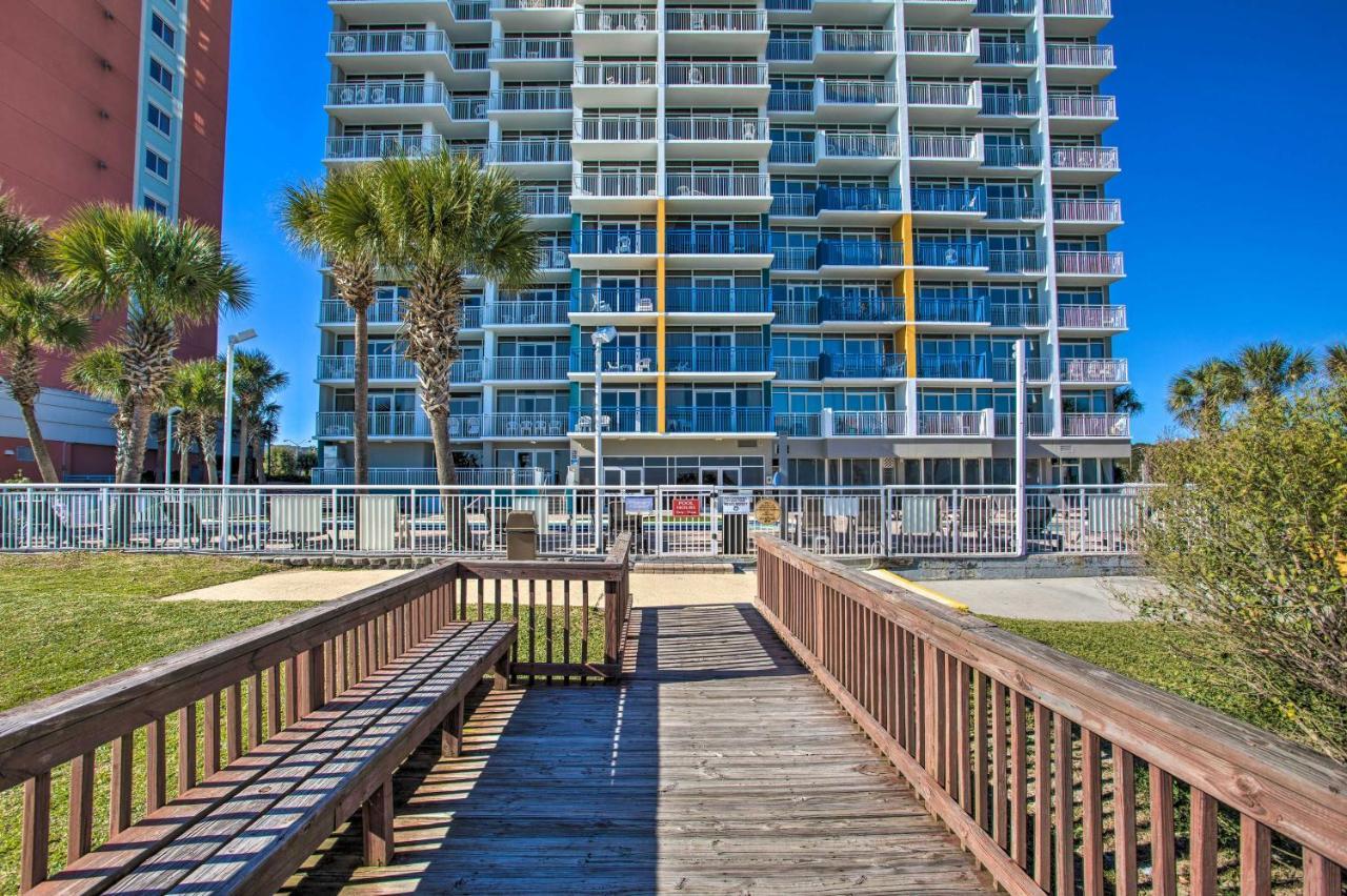 Oceanfront Condo With Huge Balcony Walk To Skywheel Myrtle Beach Esterno foto
