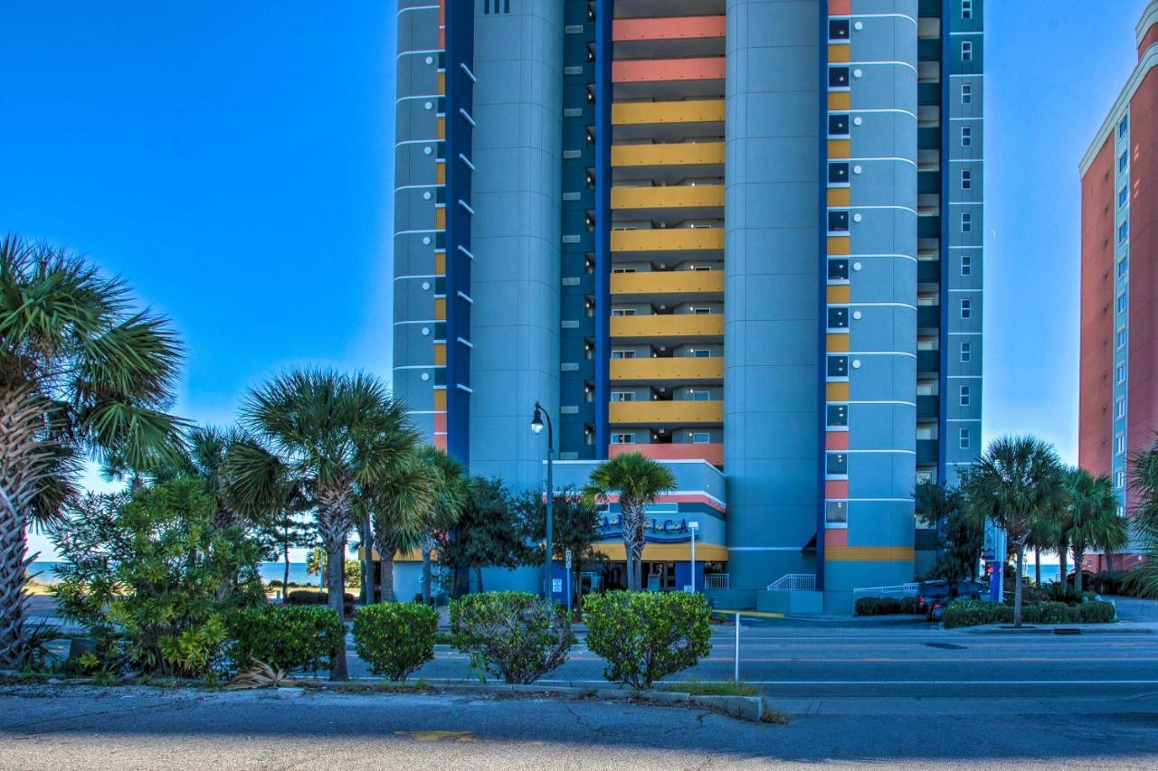 Oceanfront Condo With Huge Balcony Walk To Skywheel Myrtle Beach Esterno foto