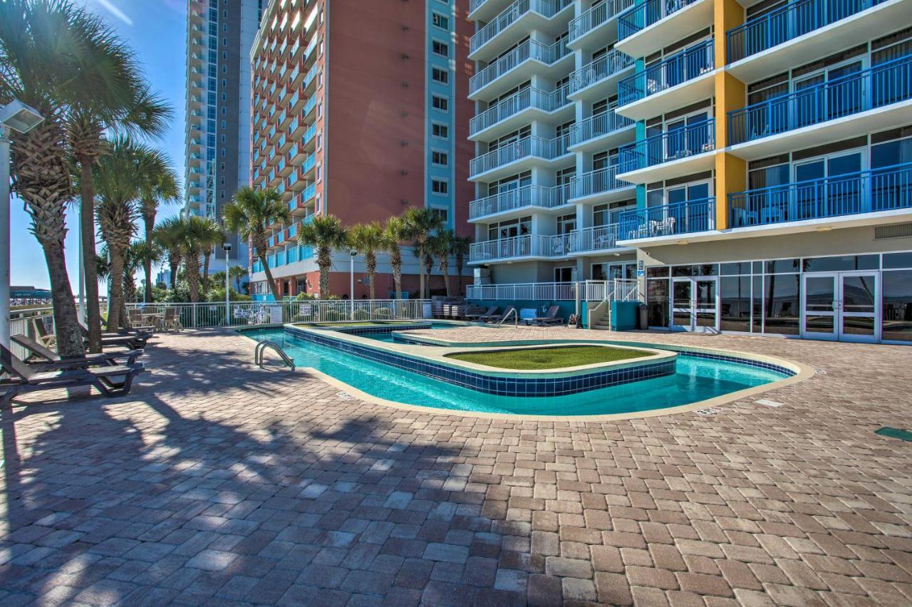 Oceanfront Condo With Huge Balcony Walk To Skywheel Myrtle Beach Esterno foto