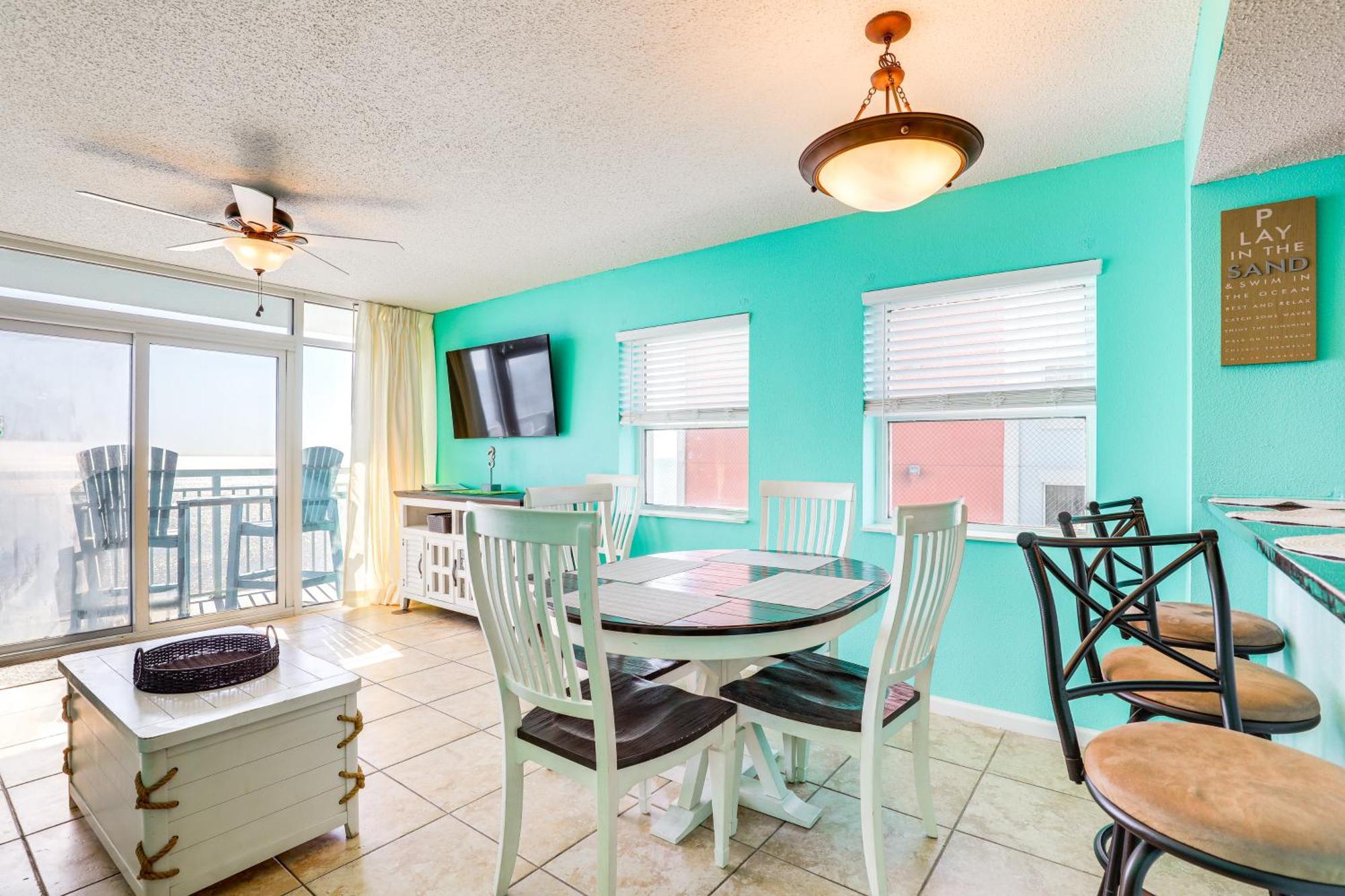 Oceanfront Condo With Huge Balcony Walk To Skywheel Myrtle Beach Esterno foto