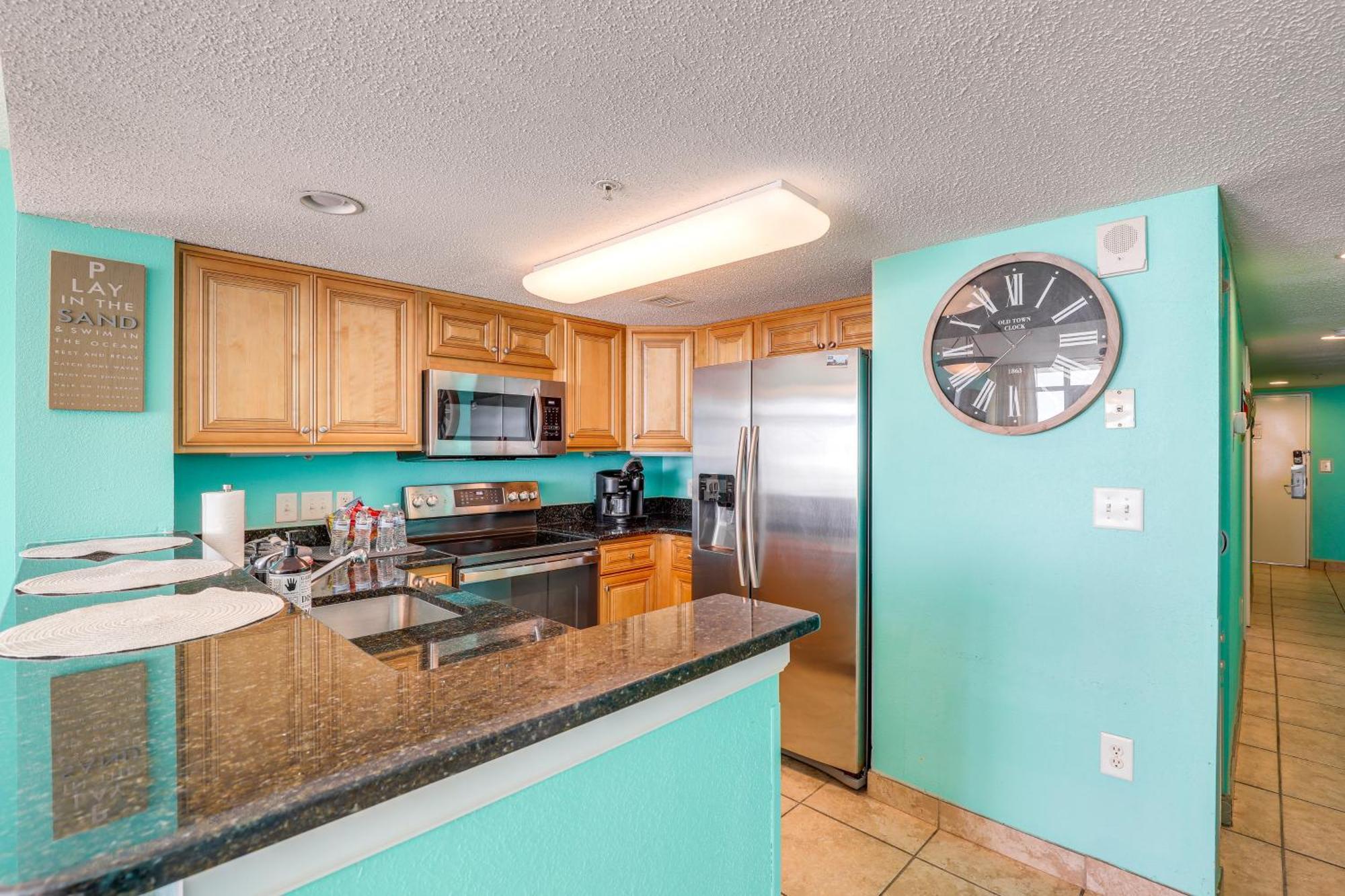 Oceanfront Condo With Huge Balcony Walk To Skywheel Myrtle Beach Esterno foto